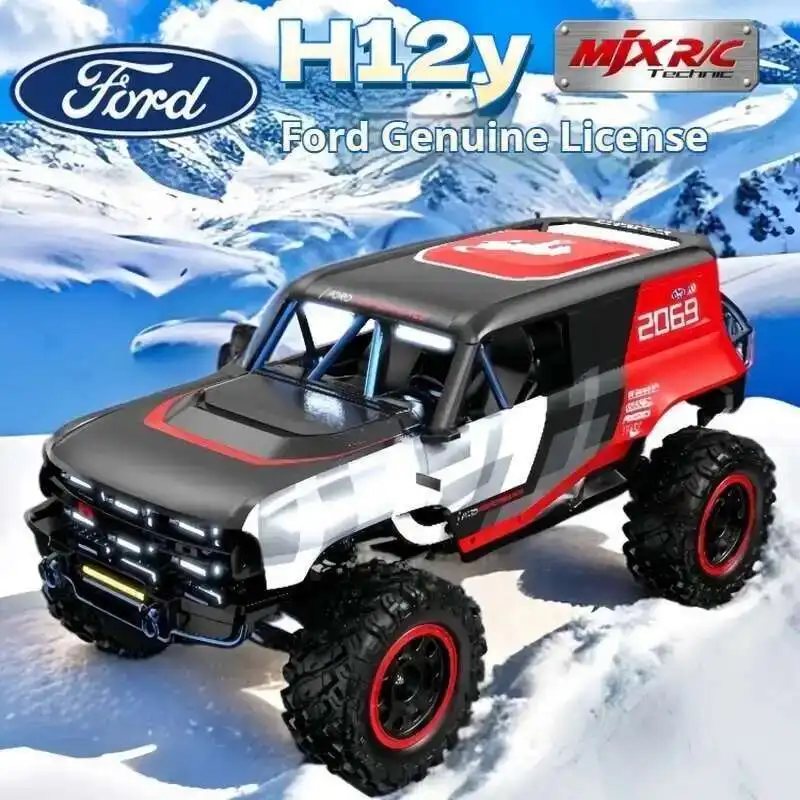 MJX HYPER 1:12 Brushless H12P Baja1000 Remote Control Car Simulated High-Speed Four-Wheel Drive Climbing Car Off-Road Vehicle.