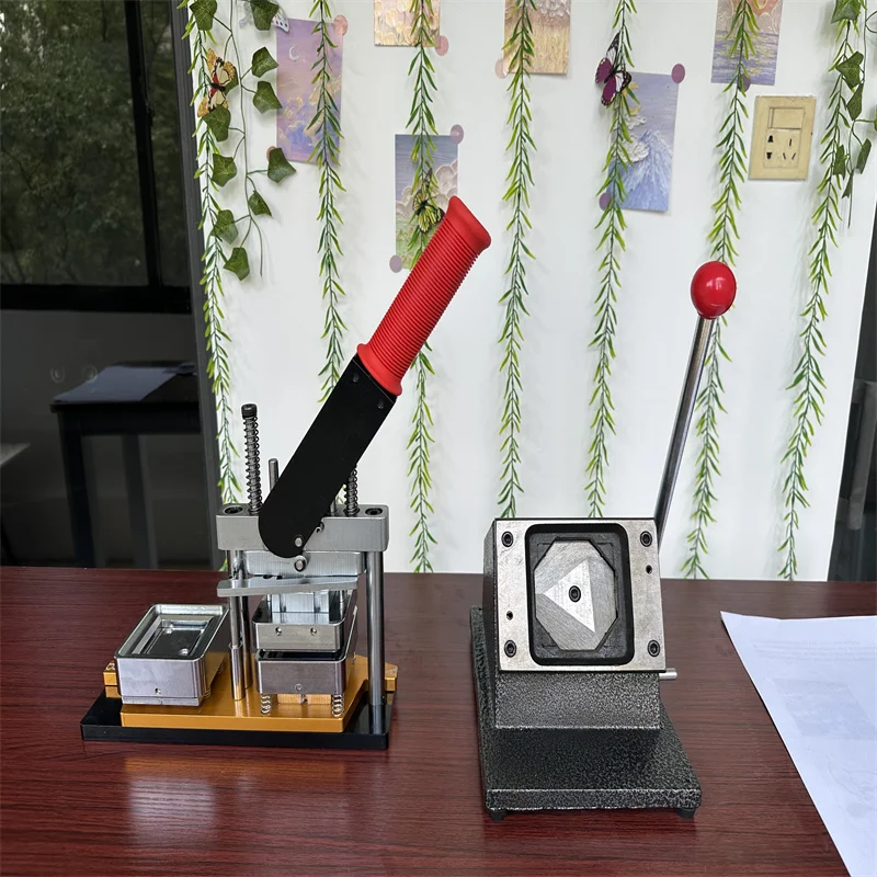 Factory Wholesale 63.5*63.5cm/50*50cm Covered Button Machine Badge Making Machine Manual Button Making Machine Button Maker
