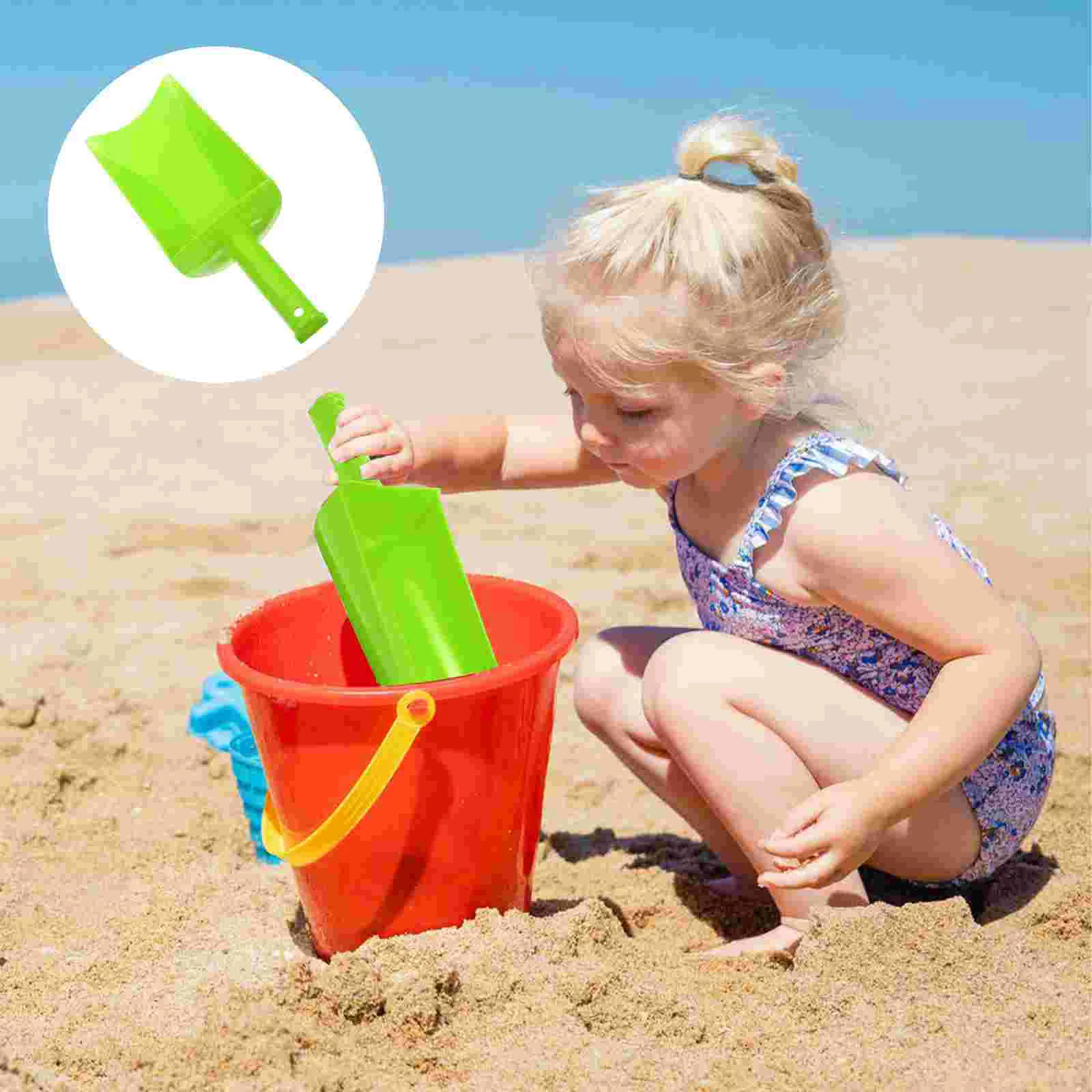 Pelle de plage pour enfants, pelle à sable pour outils, jouets d'extérieur rouges pour bébés et enfants