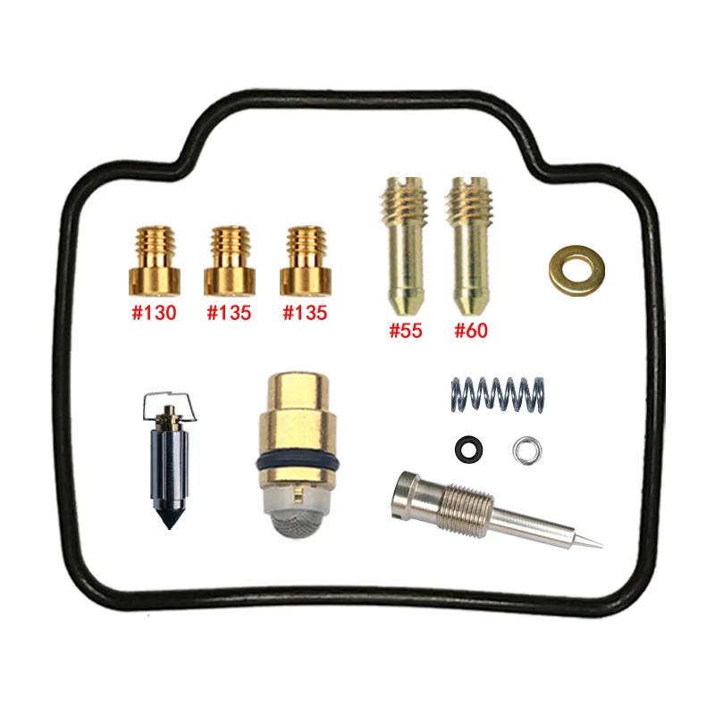 Suzuki KINGQUAD/VINSON/QUADMASTER 500cc LT-A500F 1998-2002 Carburetor Repair Kit ATV Quad Carb Parts