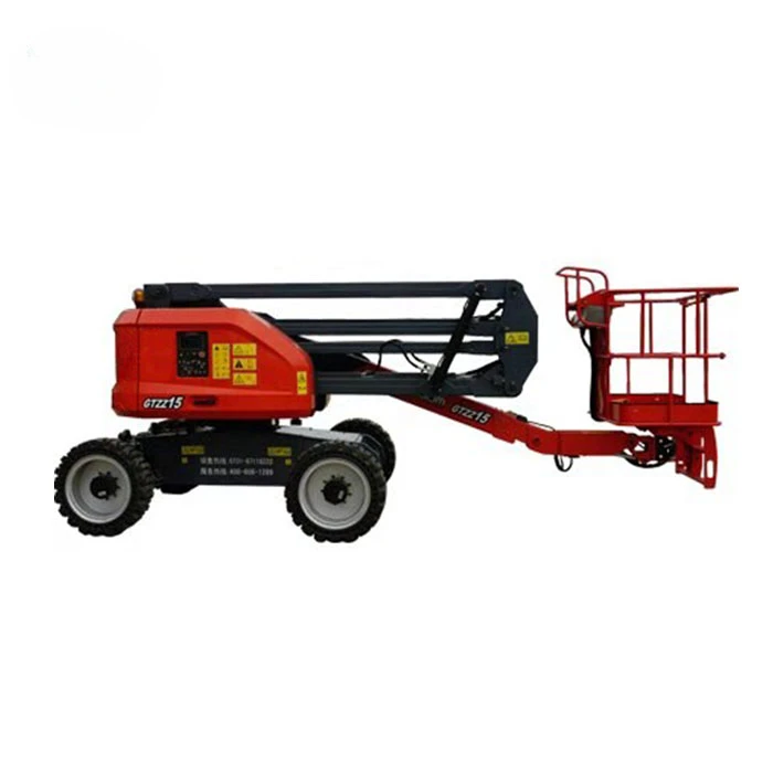 YG Smart Design 22 Meters Straight Electric Boom Man Lift Aerial Platform Self-propelled Curved Arm Lifting Work Platform