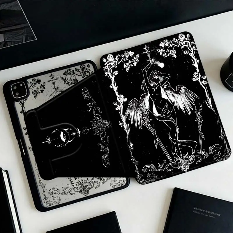 360° Rotate Tri-Fold Smart Case For iPad A16 2025 11 Air11/13 IPad Mini6 8.3 Pro 10.5 Pro11 iPad 10.2 7/8/9 4/5 10.9 10th
