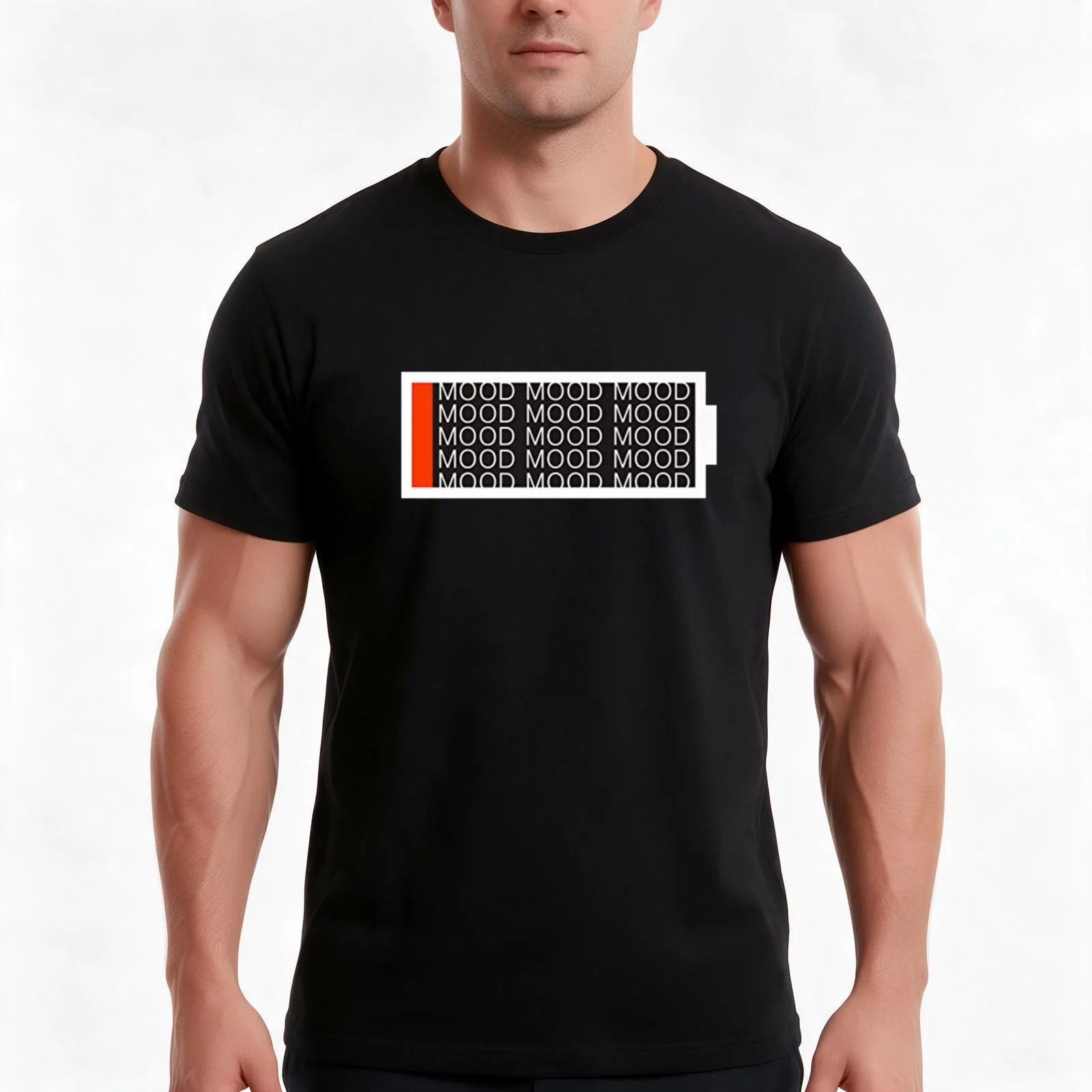 Mood- Shane Dawson T-Shirt, Summer Casual Cotton Tee, Oversized Streetwear Tops, Vintage Graphic Print, Loose Fit Short Sleeve