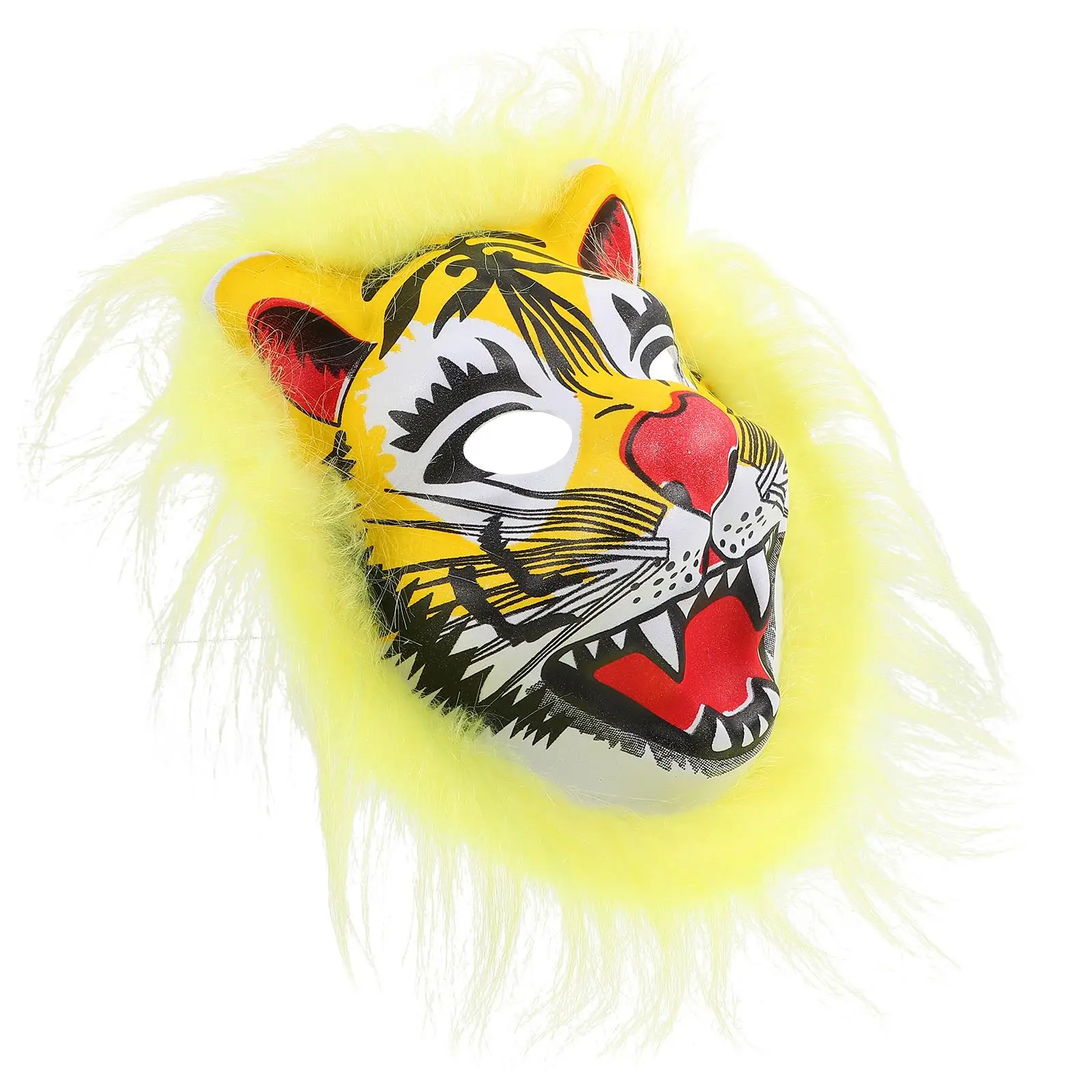 

EVA Tiger Mask Decorative Costume Masks for Halloween Party Props Animal Theme Carnival Masquerade Ball Accessories