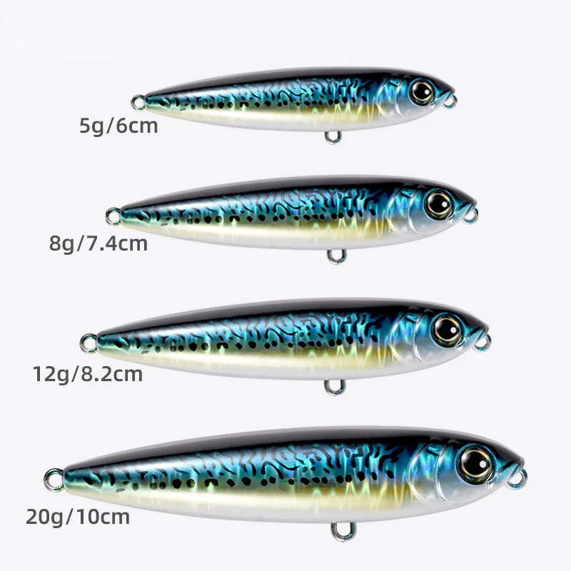 New Style Long Casting Lure 5/8g Floating Pencil Fake Bait Specialized In Catching Army Fish, Bucktails And Trevally