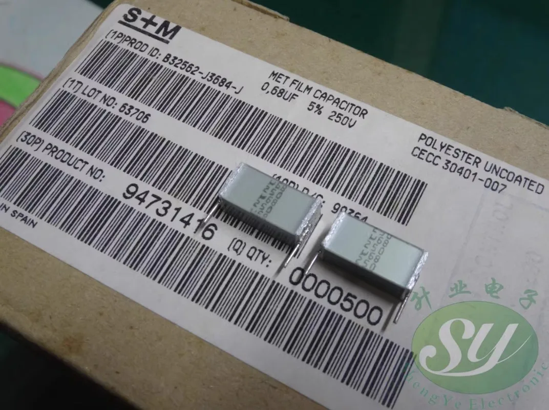 

10PCS EPCOS 0.68uf/250v 680nf u68 684 New laminated film capacitor 15MM B32562J3684J