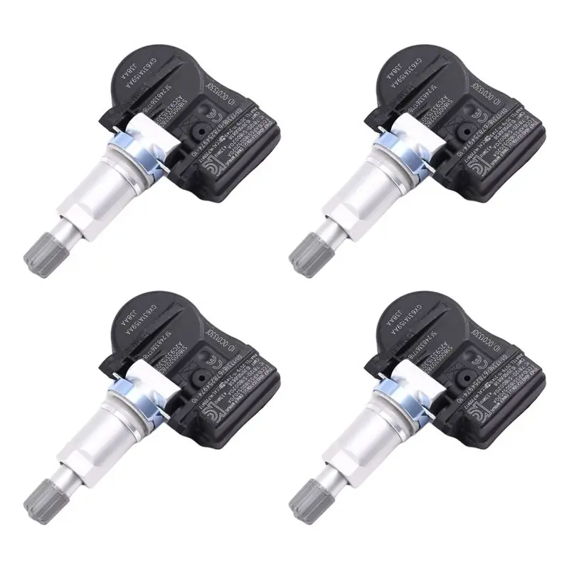 Multi-Purpose For Land Rover Range Rover Jaguar F-PACE TPMS Tire Pressure Sensor 4PCS 433MHZ Part Numbers GX63-1A159-AA C2D47173