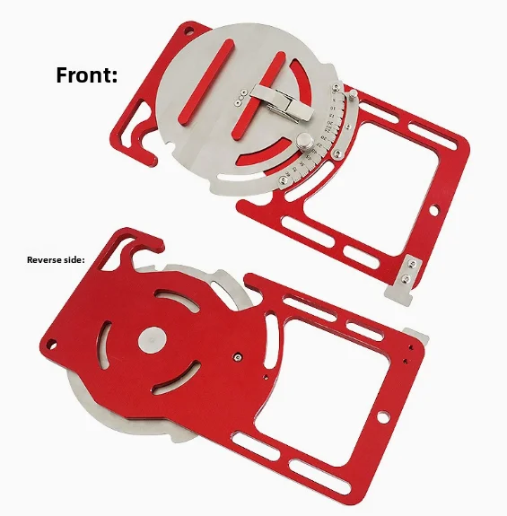 Woodworking square adjustable guide rail electric circular saw rail engraving machine opening auxiliary rail