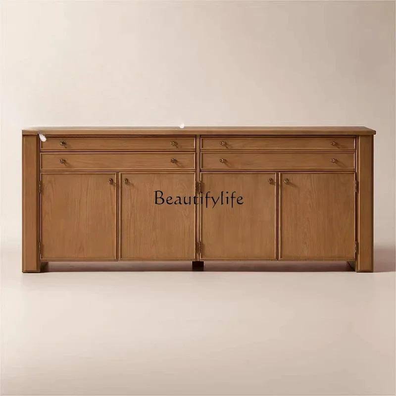 

yj39 American simple solid wood living room furniture TV cabinet dining room side cabinet