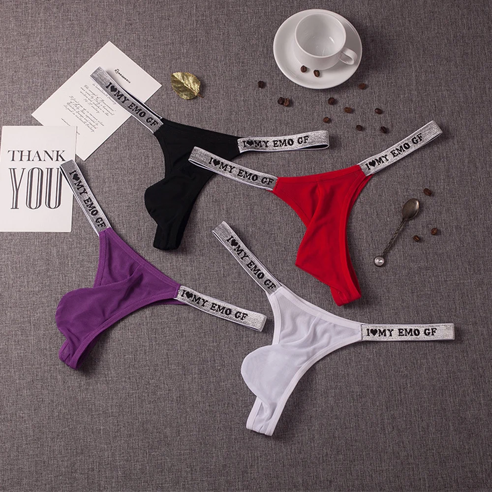 Men's Panties Transparent Mesh Minimalist Underwear Man Breath Seamless Solid Color Thong Stretch Underpants Men G-string