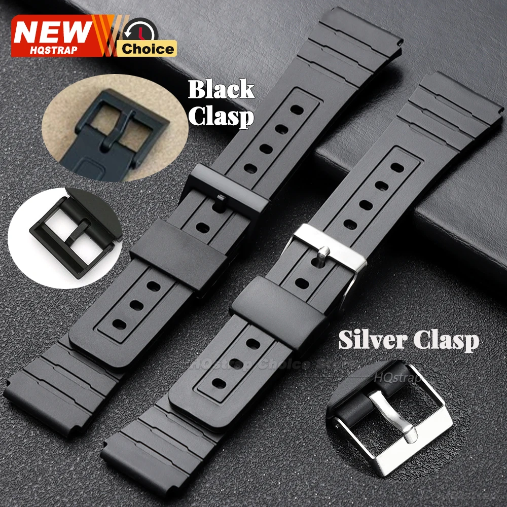Universal Rubber Strap for Casio Watch Band 18mm 12mm 14mm 16mm 22mm 20mm for Women Men Waterproof Bracelet Silicone WatchStrap image 3
