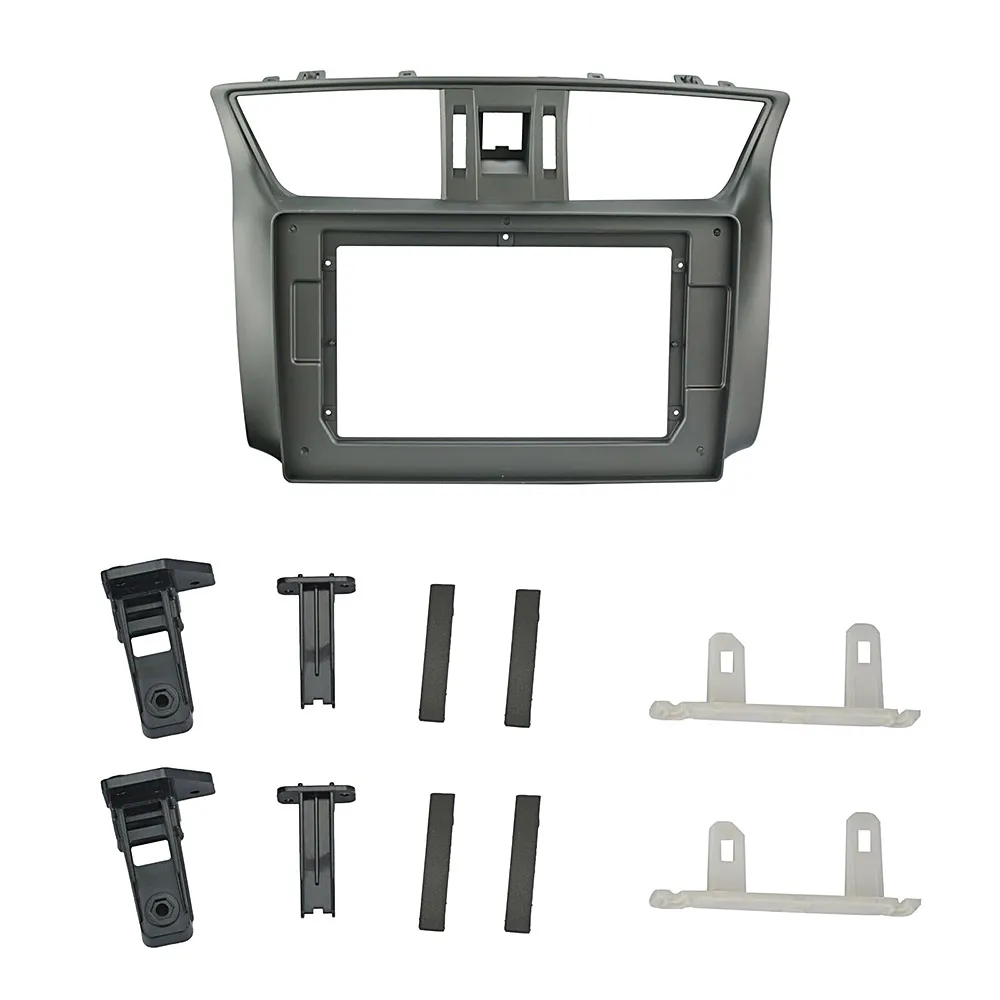10.1 inch 2din car  Fascia For NISSAN SYLPHY 2012-2015 stereo Panel Dash Installation Double Din Radio CD DVD frame Trim Kits