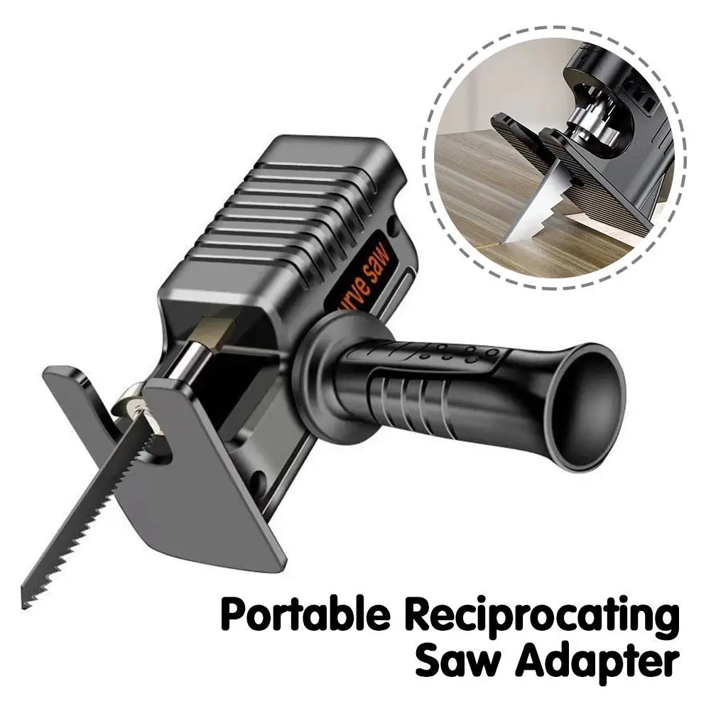 Reciprocating Saw Adapter Kit Electric Drill Converter With Saw 3 Tool Wood Accessories Cutter Power Modified Tools Blades L5X9