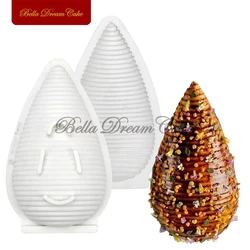 3D Egg Shell Design Silicone Chocolate Mold DIY Dessert Mousse Mould Molecular Cuisine Cake Decorating Tools Baking Accessories