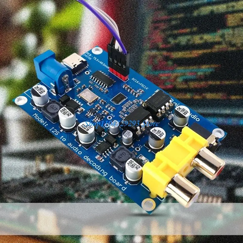 

Y2GD Audiophile ES9038 DSD512 Модуль декодеров с источником питания 3V Выходная обработка Bluetooth-совместимая трансмиссия