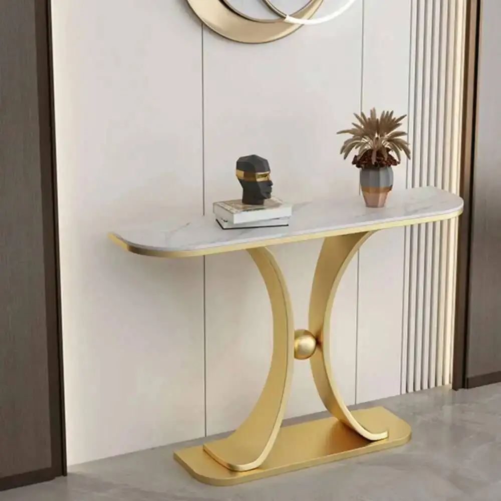 

Beauty Entryways Console Table Metal Nordic Glam Minimalist Console Table Aesthetic Glamour Tisch Wohnzimer Home Furniture