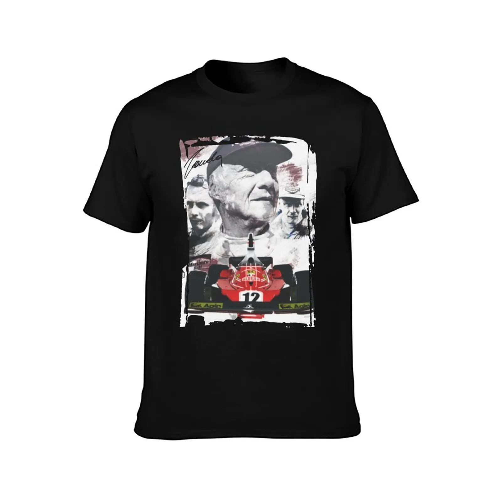 Niki Lauda T-Shirt Big and Tall Basic Tee Shirt T-Shirt