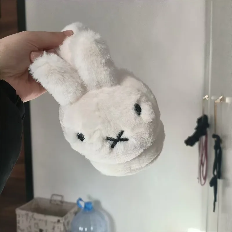 Creative Miffy Bunny Series New Cute Cartoon Pattern Simple Fashionable Personalized Soft Skin-Friendly Plush Warm Ear Muffs - view 5