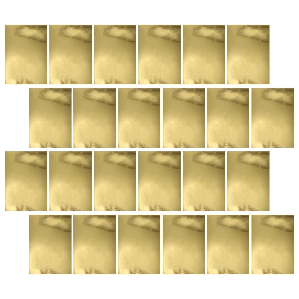 

60pcs Handmade Scrapbook Paper Craft Metallic Gold Cardstock For Diy Shaker Cards Kids Origami Art Foil Construction Sheets