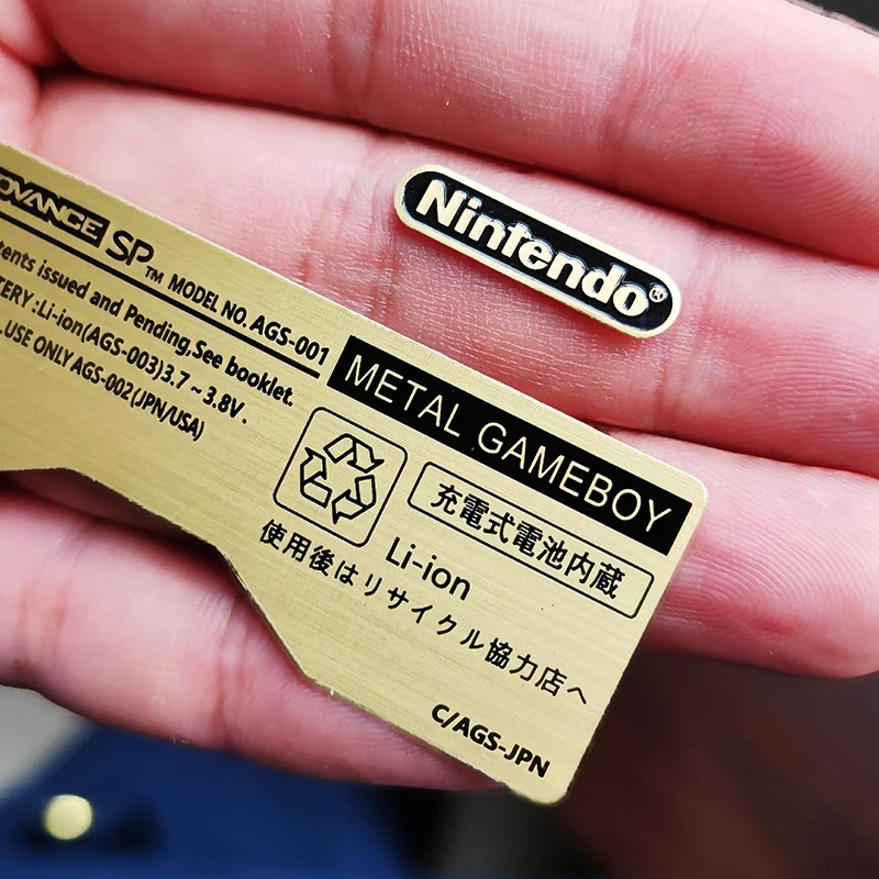 

Gbasp straight high gloss ordinary gloss original shell universal metal nameplate copper plate back sticker