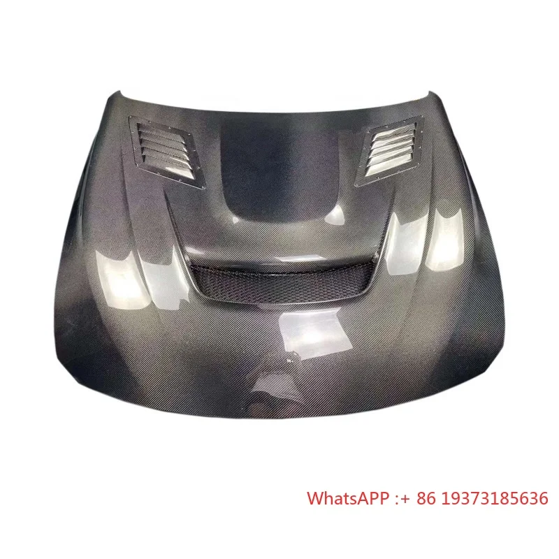 Var Style F80 M3 Car Carbon Fiber Front Engine Hood Vented Bonnet for BMW M3 M4 F82 F80 F83 2014-2020