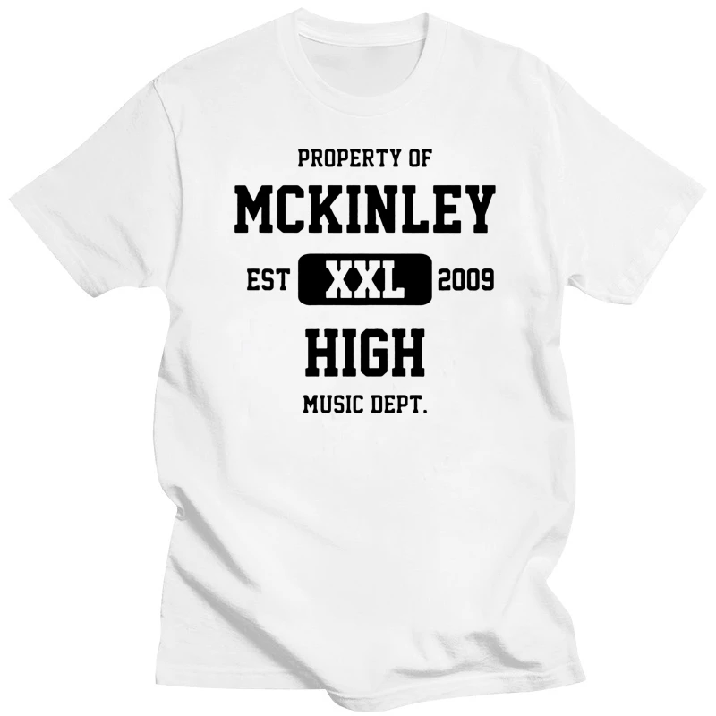 Men tshirt Short sleeve Property of McKinley High Music Department   Glee Unisex T Shirt  One neck Women t-shirt