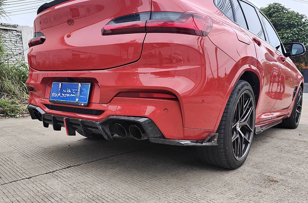 

Used for BMW X4M Modification and Upgrade, Forged Carbon Rear Spoiler with Light Rear Lip Body Kit