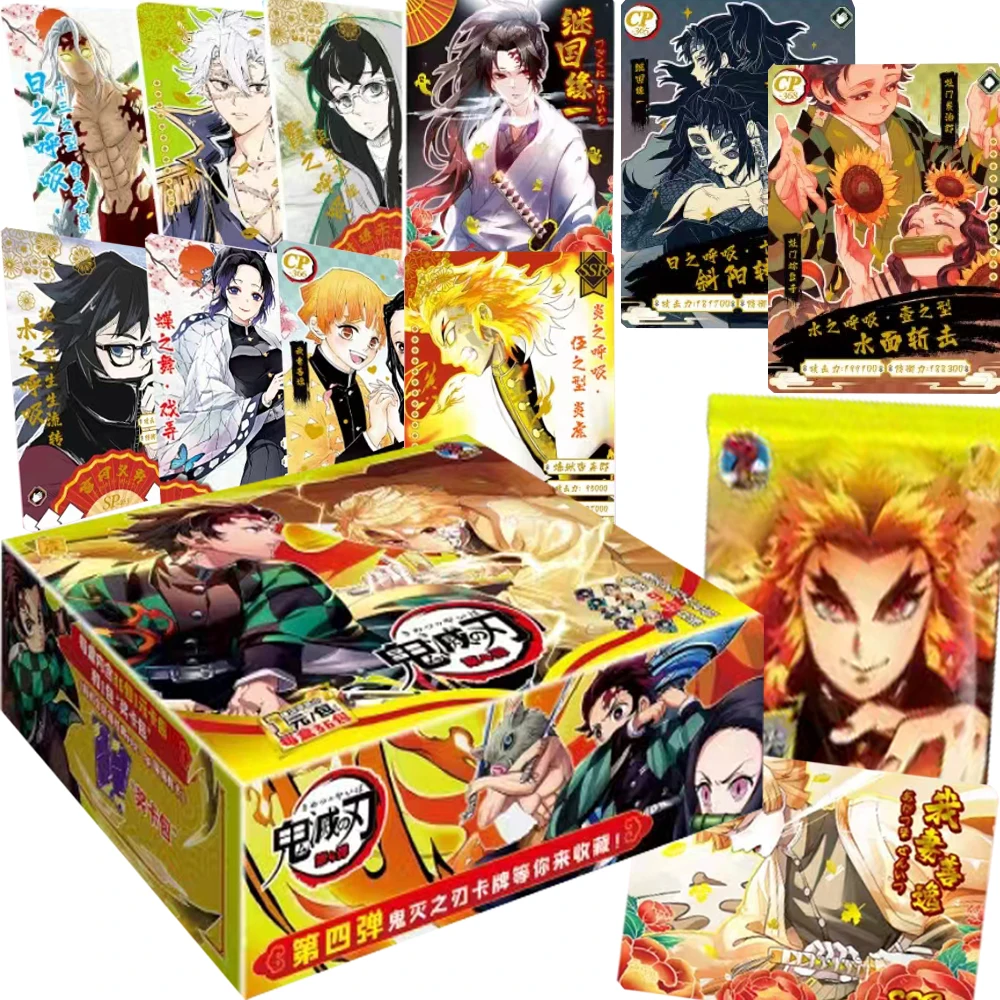 

Demon Slayer Collection Cards Charming Characters Tomioka Giyuu Kochou Shinobu Anime Classic CP Flash Cards Children Toys Gifts