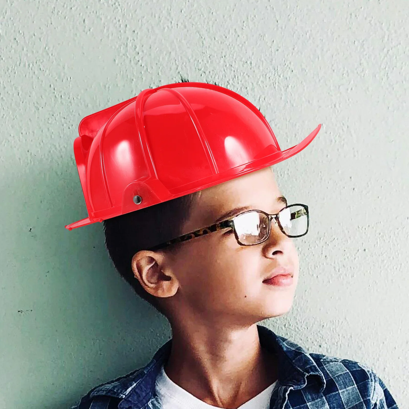 หมวกนักดับเพลิงพลาสติก ปี 2026 สำหรับงานปาร์ตี้แฟนซี ชุดเล่นบทบาทสมมติ งานวันเกิด ฮาโลวีน อุปกรณ์เสริมคอสเพลย์