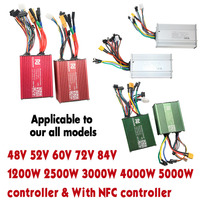 Toursor 52V 60V 72V 84V 1200W 2600W 6000W 10000W Electric Scooters Motor Controller 12 Tube Dual Mode E-Bike tricycle controller