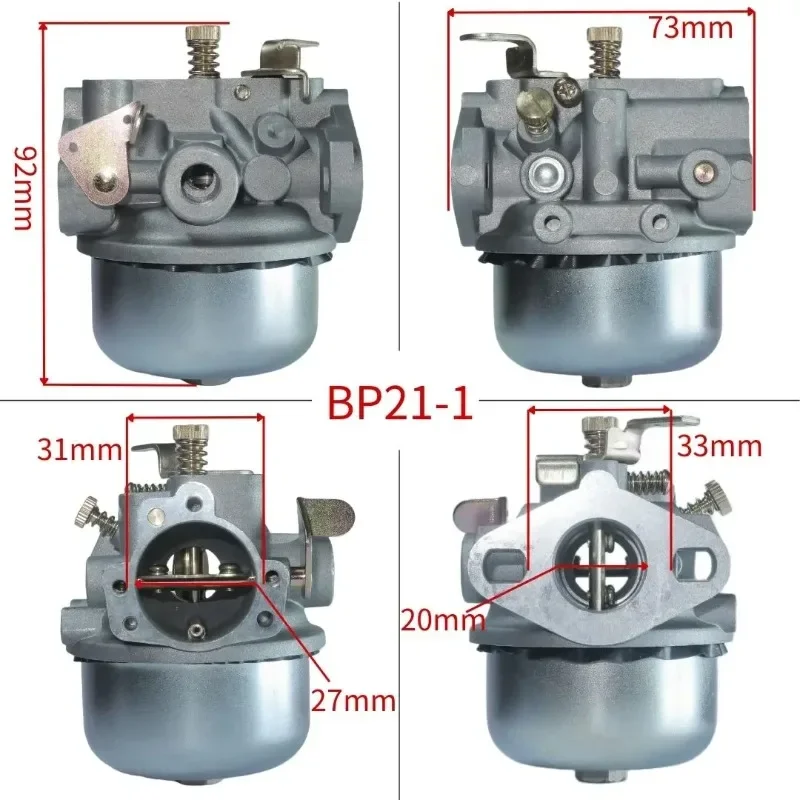 مكربن جزازة العشب لـ Braggs & Strotton Kohler 8HP K90 K91 K141 K160 K161 K181 M8 محرك الثلج Carb 46 853 01-S 17803