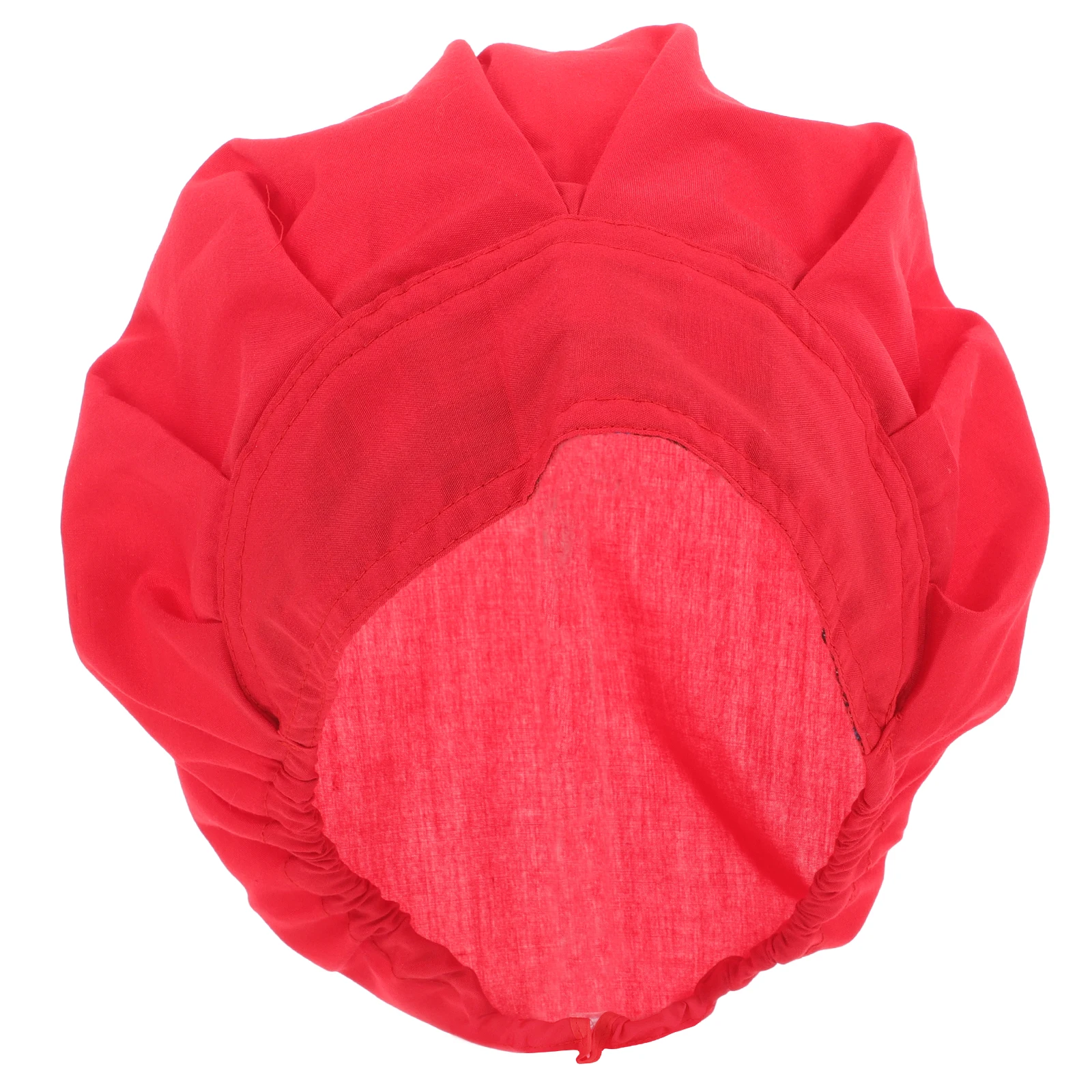

Breathable Chef Women Men Red Baker Cap Cotton Catering Service Chef Cap Unisex Cook Hat Lightweight Kitchen Hat