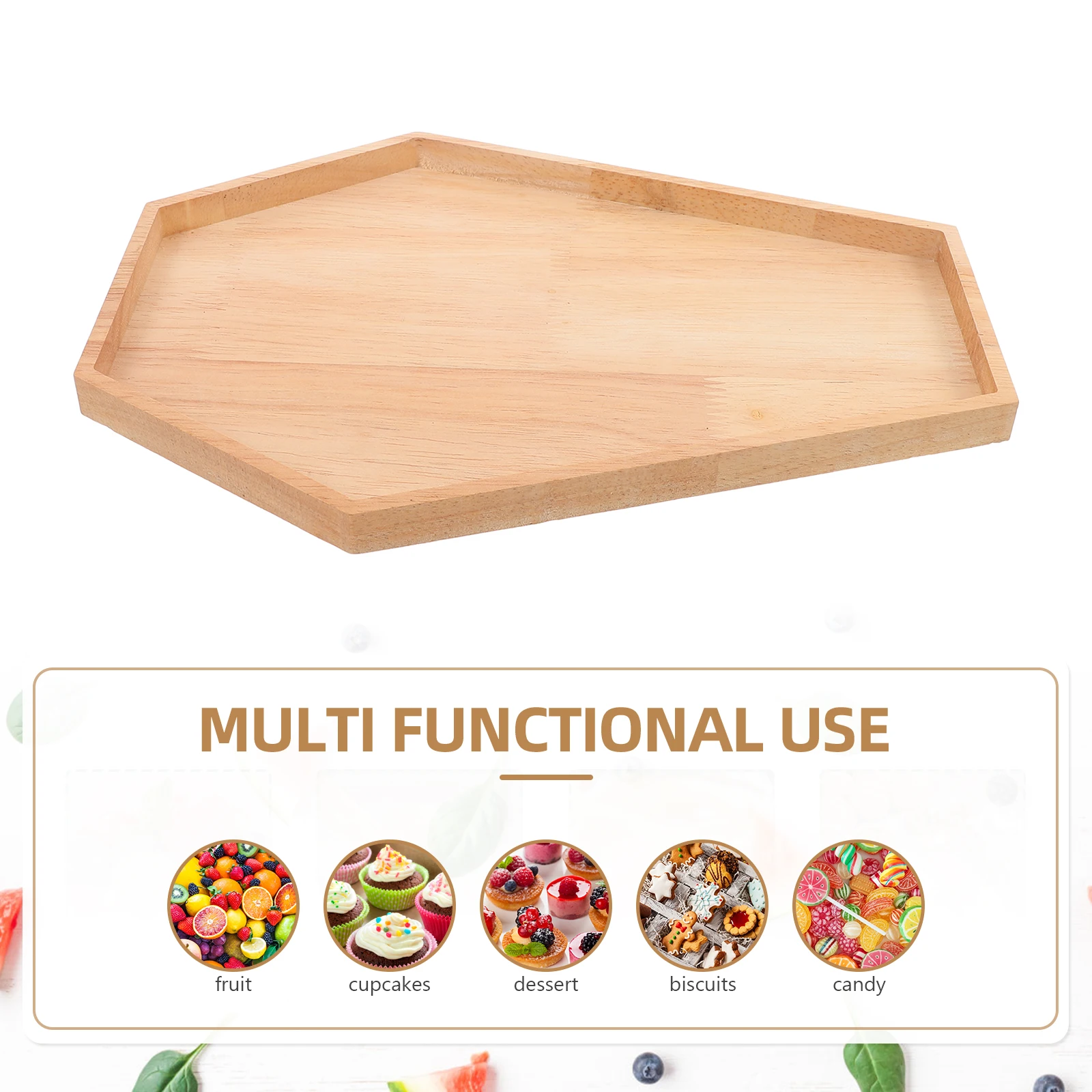 

Halloween Wooden Food Tray Coffin Style Serving Board for Cakes Dry Fruits Sweets Appetizers Table Decoration Kitchen Party