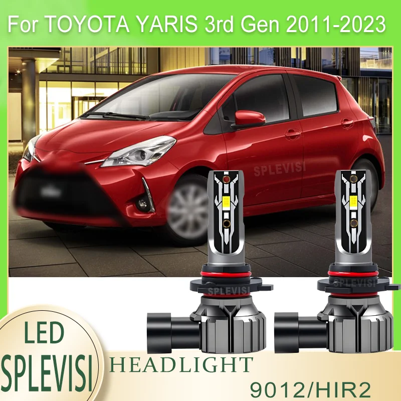 

Waterproof High-Performance reliable 9012 LED Headlight For TOYOTA YARIS 3rd Gen 2011 2012 2013 2014 2015 2016 2017 2018-2023
