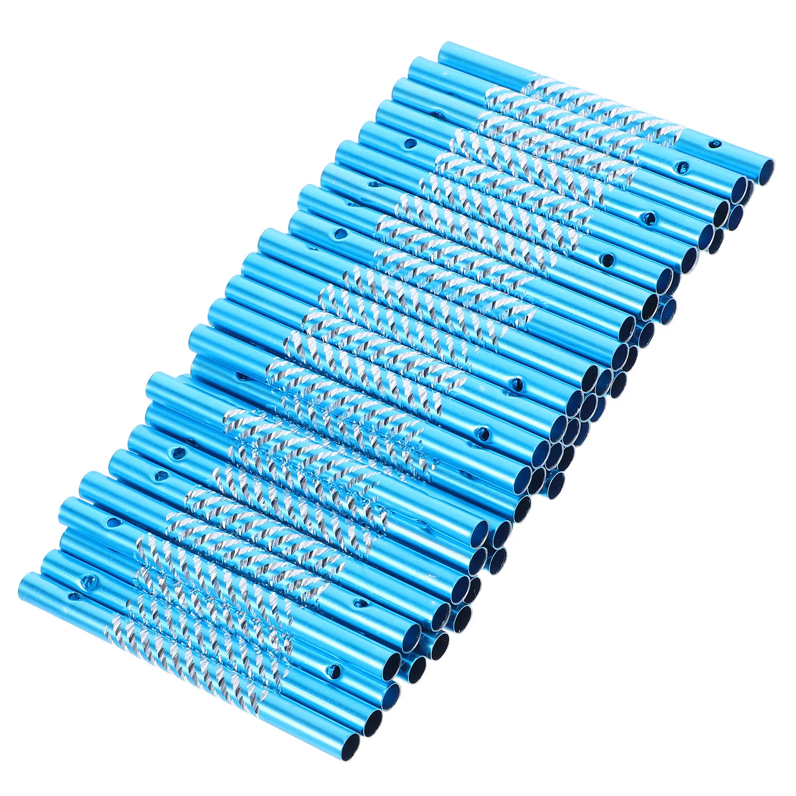 

50Pcs Aluminum Wind Chime Tubes for DIY Crafts Melodious Hanging Bell Decor Outdoor Garden Use Wind Chime Pipe