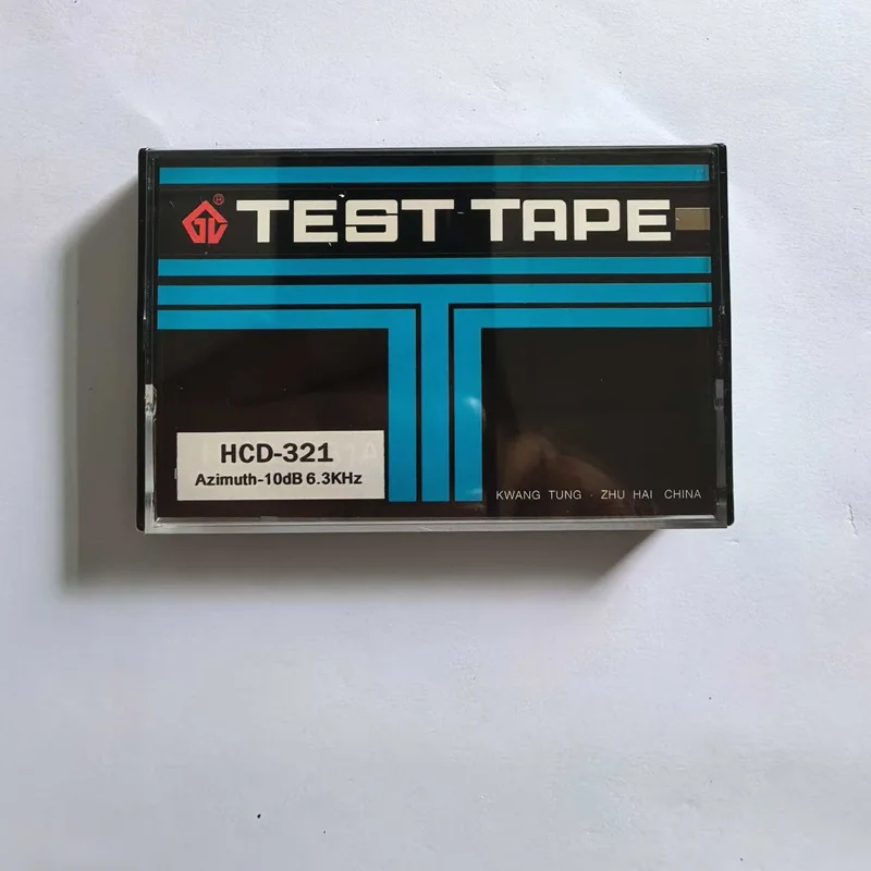 TEST TAPE S.W. HCD-321 Azimuth 6.3KHz-10dB Azimuth test tape head azimuth adjustment,1PCS
