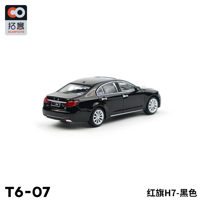 1:64 Hong Qi H7 T6-07 Alta Simulazione Pressofuso Auto In Lega di Metallo Modello Decorazione Auto display regali di raccolta