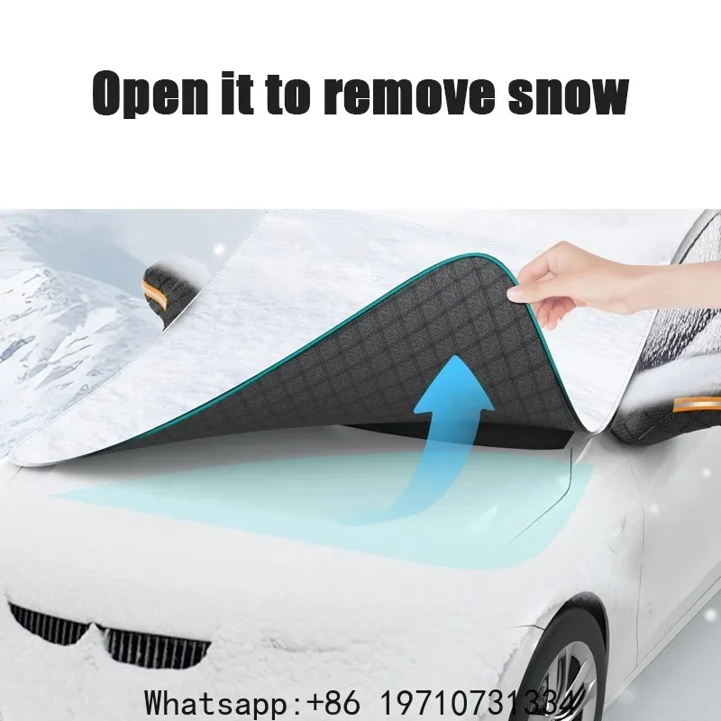 Magnetic Car Windscreen Sunshade Cover Waterproof Snow Ice Frost Protector Auto Front Window Windshield Cover