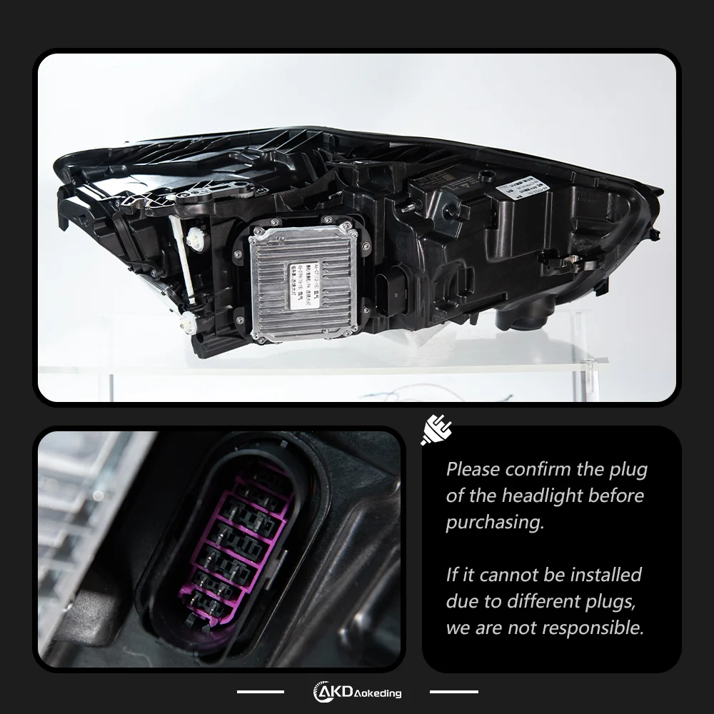 AKD Car Styling for A6 Headlights 2012-2015 Upgrade A6L All LED Headlight DRL Head Lamp Dynamic Singal High Low Beam Accessories