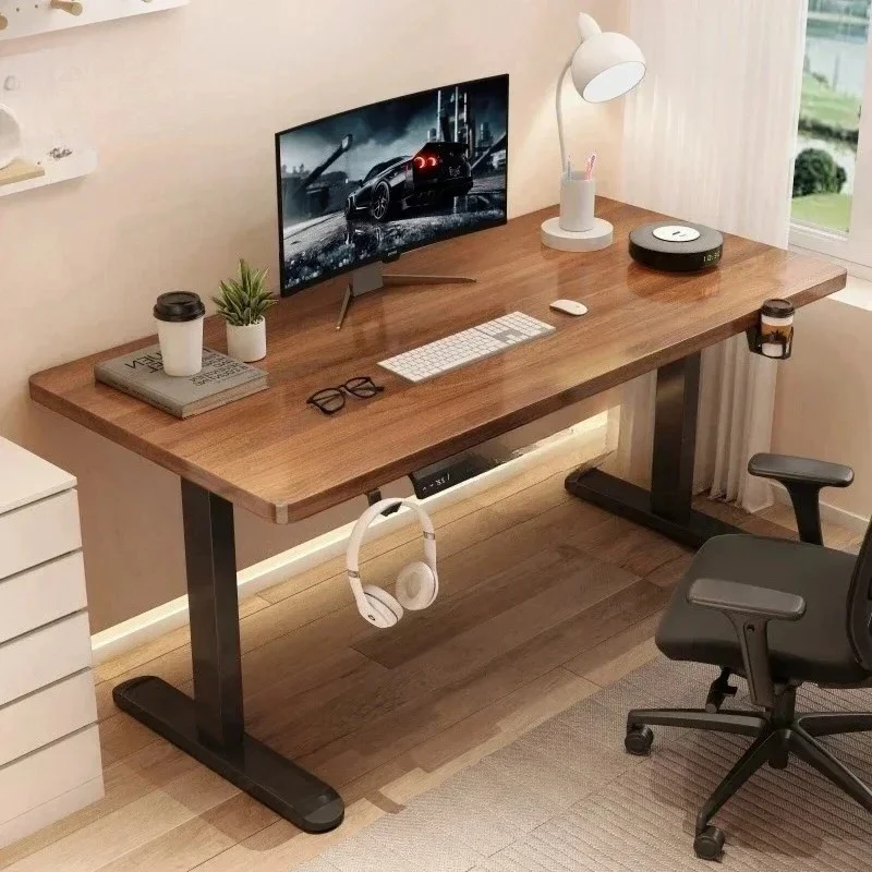 Electric Adjust Height Office Desk with Display Wide and Sturdy Computer Table Gaming Home Room  High-quality Board Motion Desk