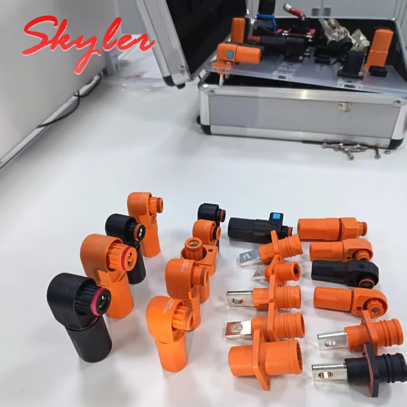 70A-200A 250A 120A Energy Storage Connector Single Core High-Current Through Wall Terminal Waterproof Lithium Battery Connectors