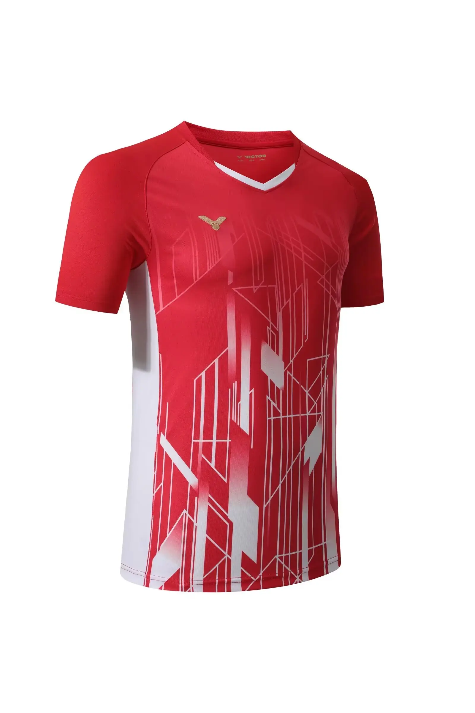 2024 Victor badminton jersey top men's and women's short-sleeved quick-drying competition jersey training sports men