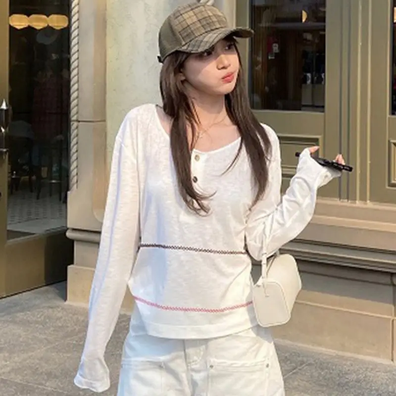 Summer New Thin Sunscreen Shirt Slim Fit Long Sleeve T-shirt Women Air Conditioning Shirt Casual Comfortable Top Women