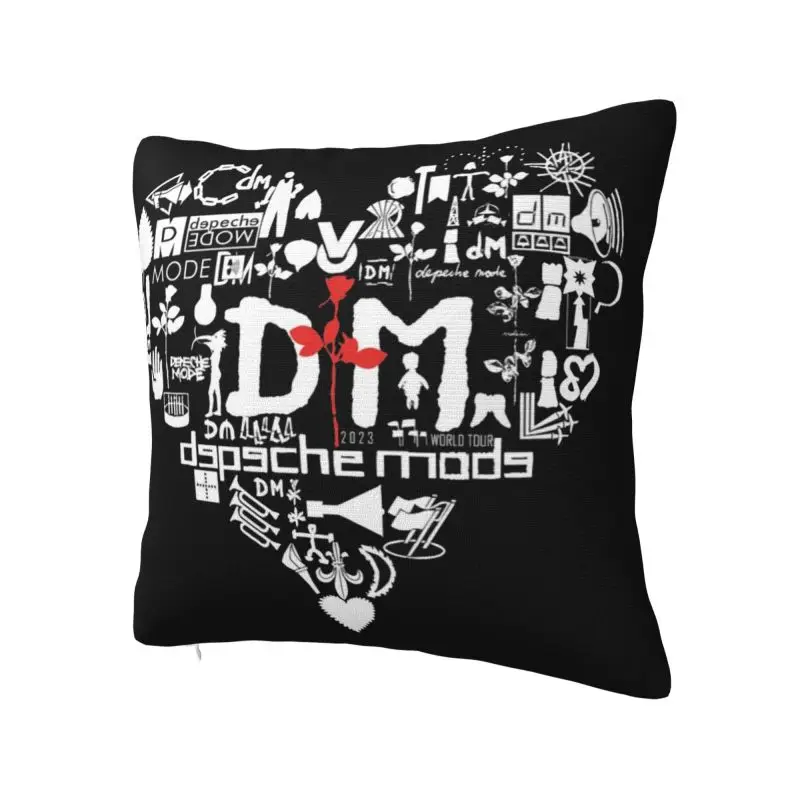 Depeche Cool Mode Electronic Rock Cushion Cover Soft Luxury Throw Pillow Living Room Decoration