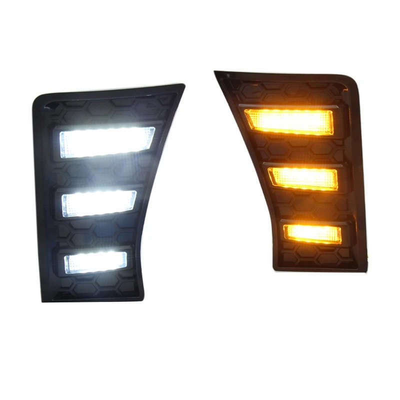 Bi-Color Turn Signals Daytime Running Lights Fog Lights Signal Lights For Mustang Accessories