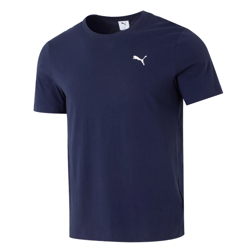 

Мужская футболка с логотипом Puma Ess Cat, свободная спортивная повседневная футболка с короткими рукавами для бега на открытом воздухе и половиной рукавов 692480-06