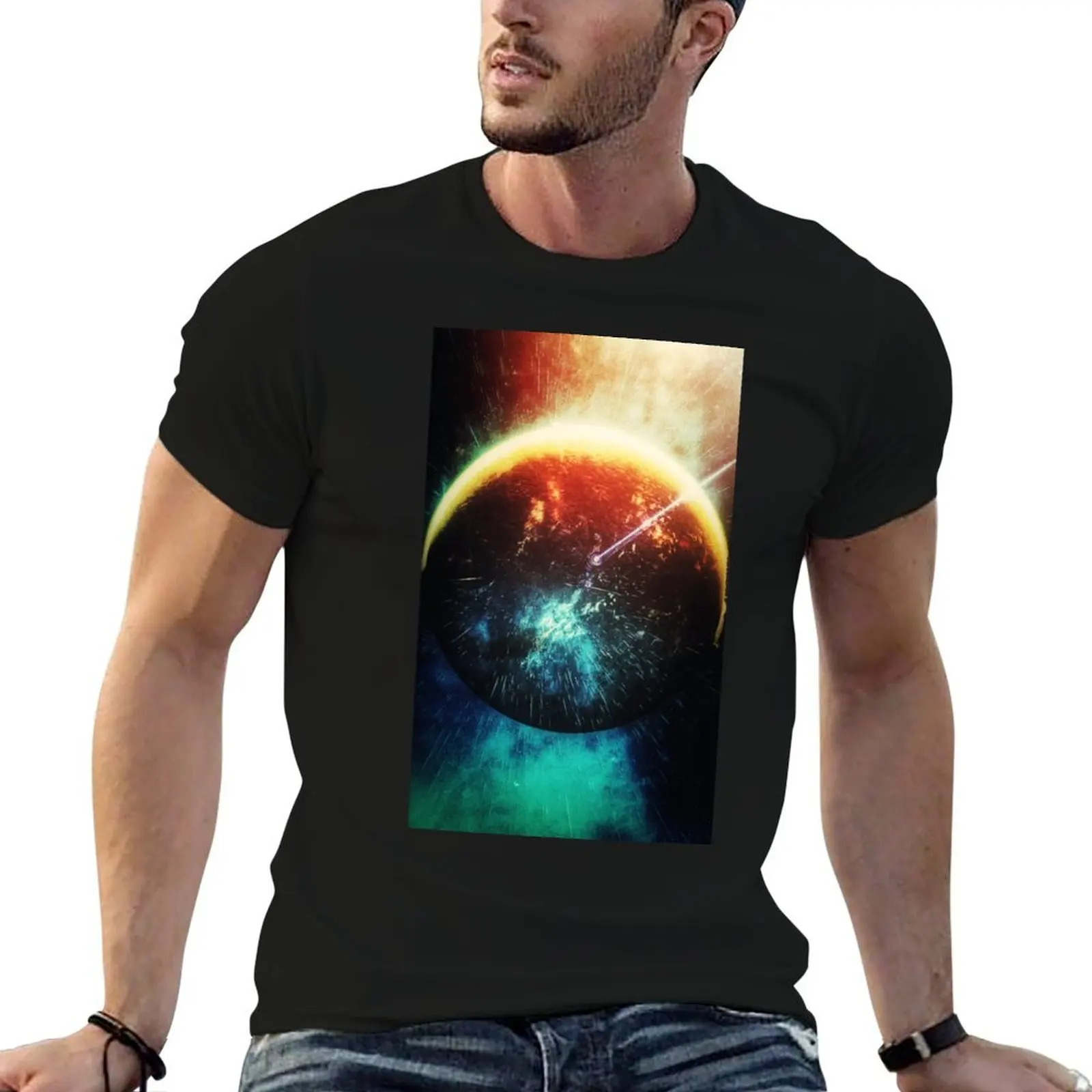 Space is Colorful and Dark T-Shirt customs cute clothes men tshirt