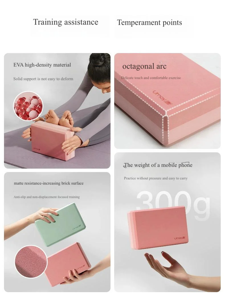 Bloques de yoga para mujeres, bloques de baile profesionales, bloques de esterilla de yoga específicos para adultos para fitness en casa