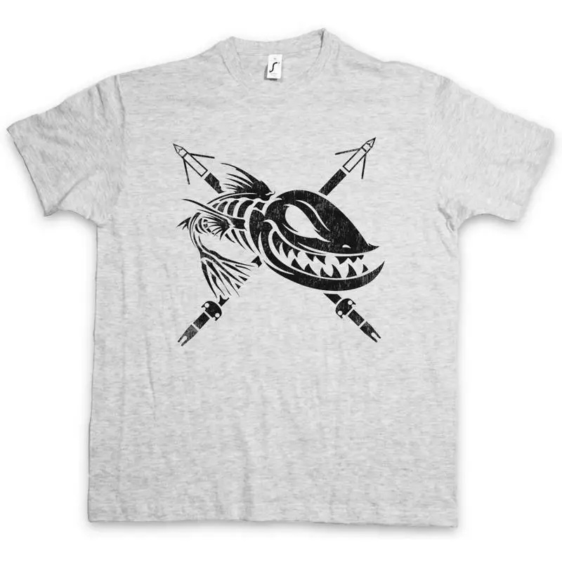 DEAD GreenNING FISH T SHIRT Fishing Fisher Rod Pole Bone River Sea and Line