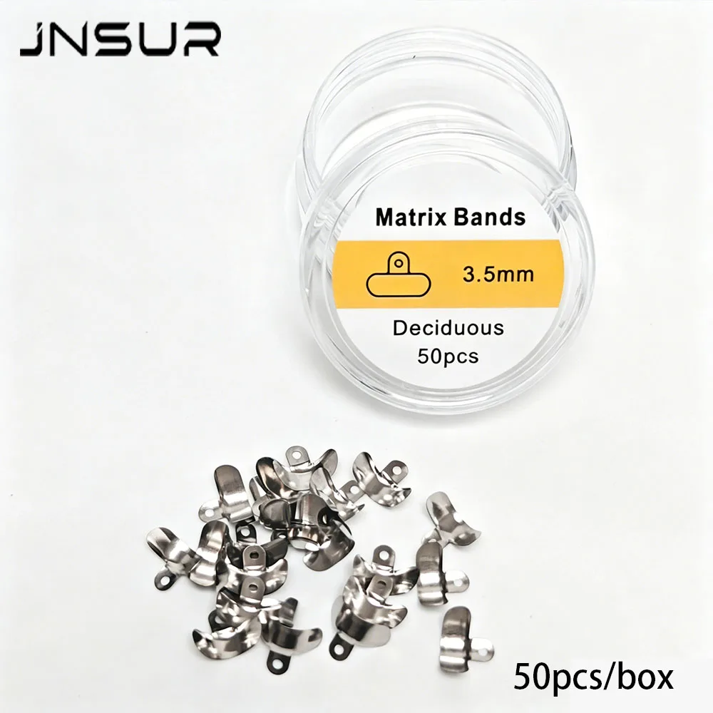 JNSUR Dental-Sektionalmatrizenbänder, M4 Split-Typ perforiertes Vorder- und Backenzahn-Formungssystem, Materialien für die restaurative Zahnmedizin – Detail 3